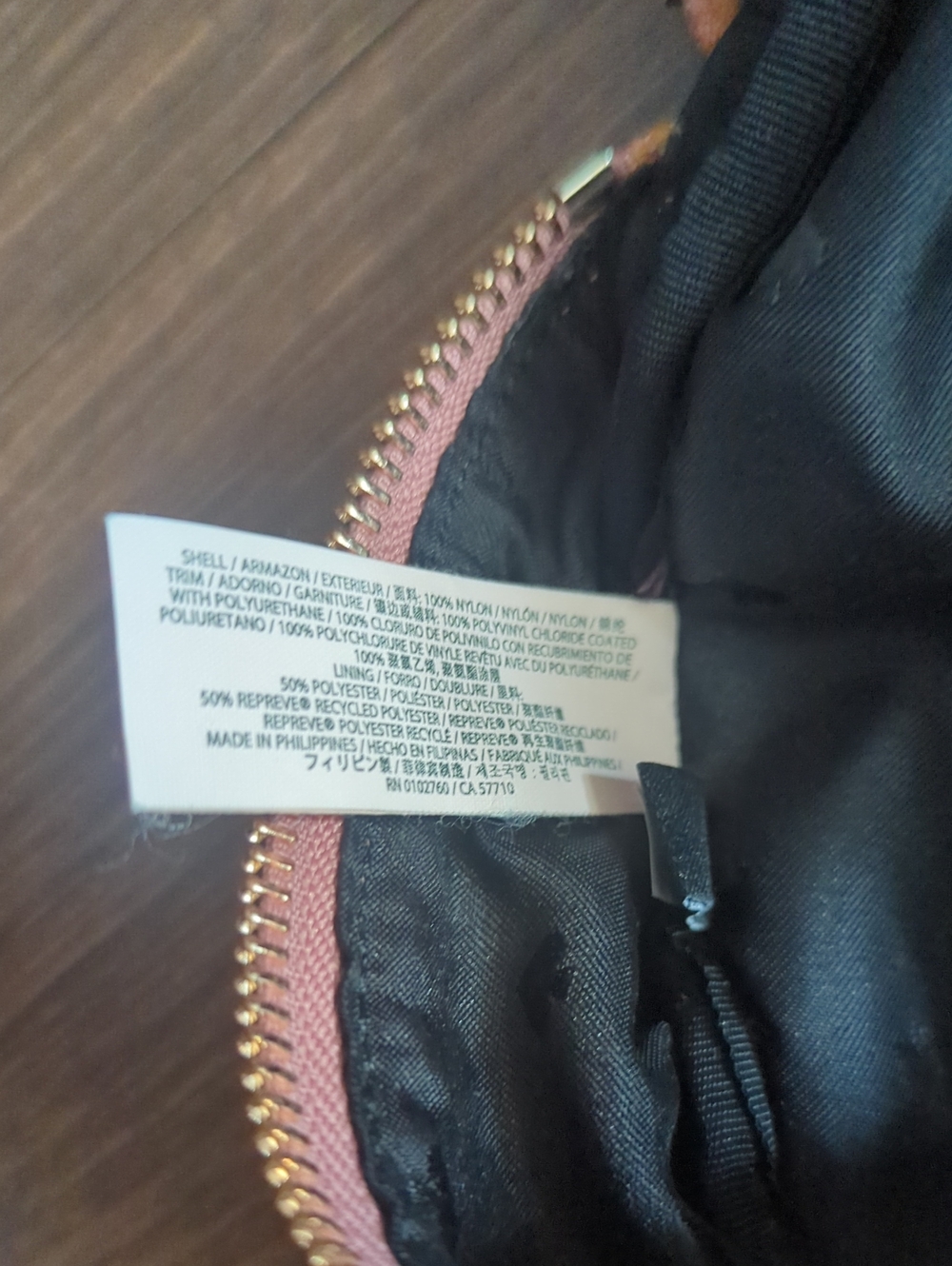 kate spade Dusty Mauve Mini Belt Bag with Black Strap - Picture 12 of 12